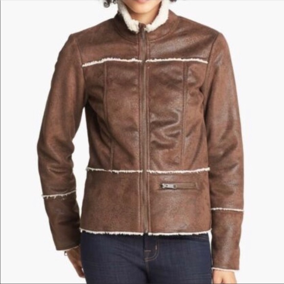 Prana Jackets & Blazers - PRANA Esme Faux Suede Sherpa Lined Jacket